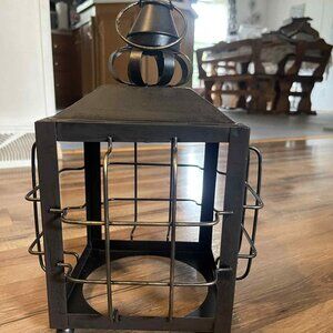 Pink Zebra Metal Steamliner Latern Accent Shade
